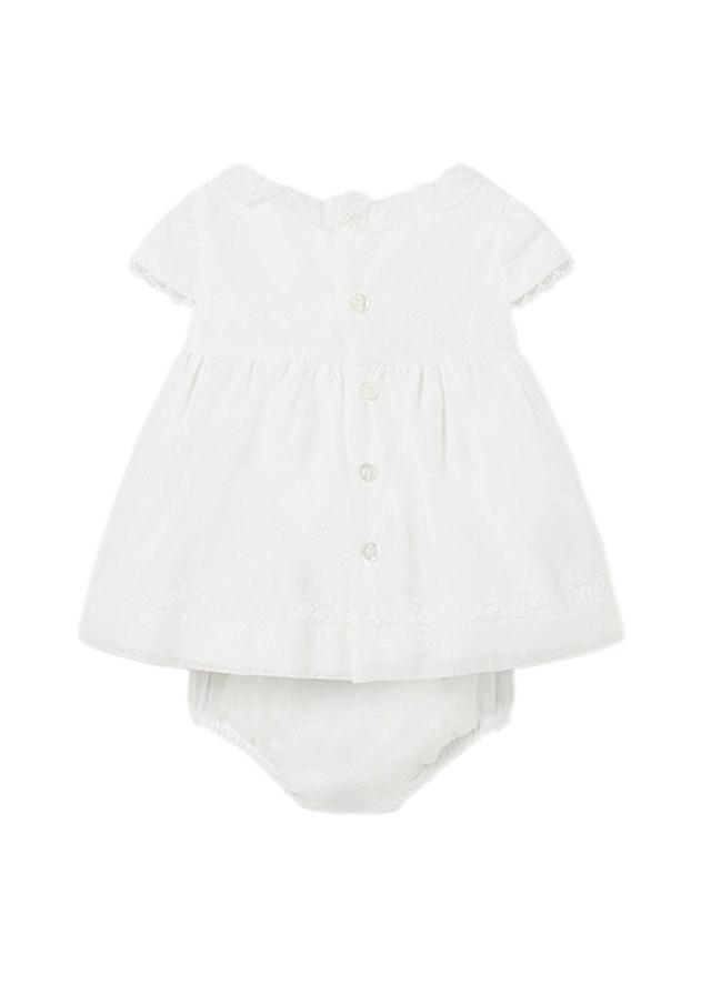Rochie sifon - alb - Mayoral   , [2],bestfam.ro