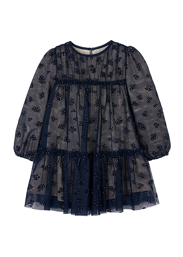 Rochie tul - bleumarin - Mayoral  6 ani