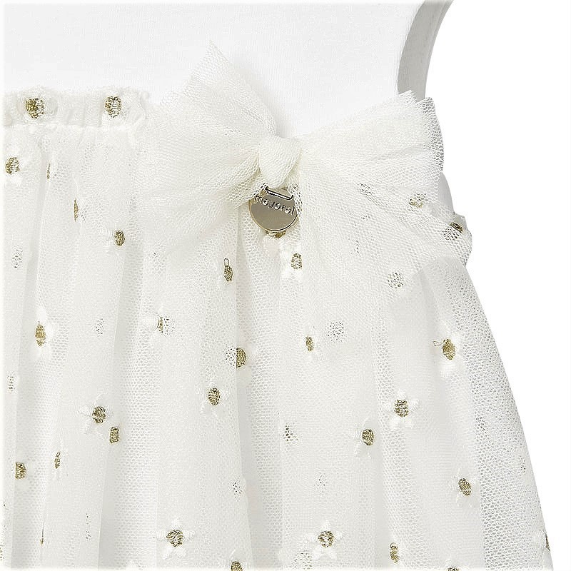 Rochie tul broderie  Floricele 12 luni, [3],bestfam.ro