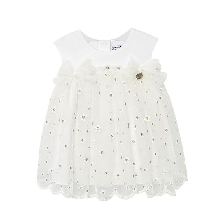Rochie tul broderie - Floricele - Mayoral
