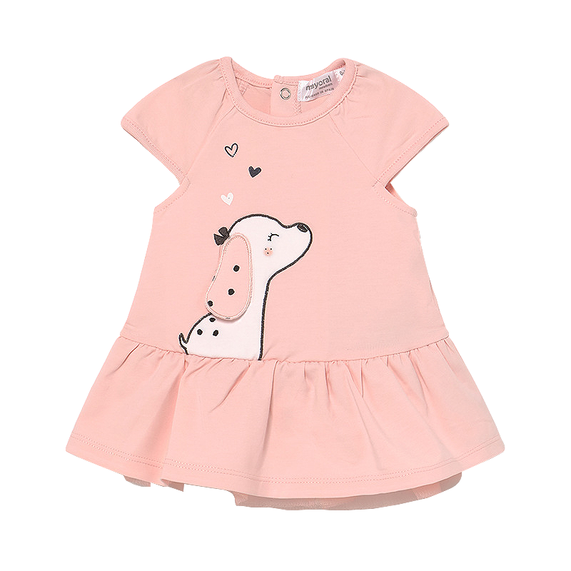 Rochie cu aplicatie - catelus - Mayoral 6-9 luni, [2],bestfam.ro