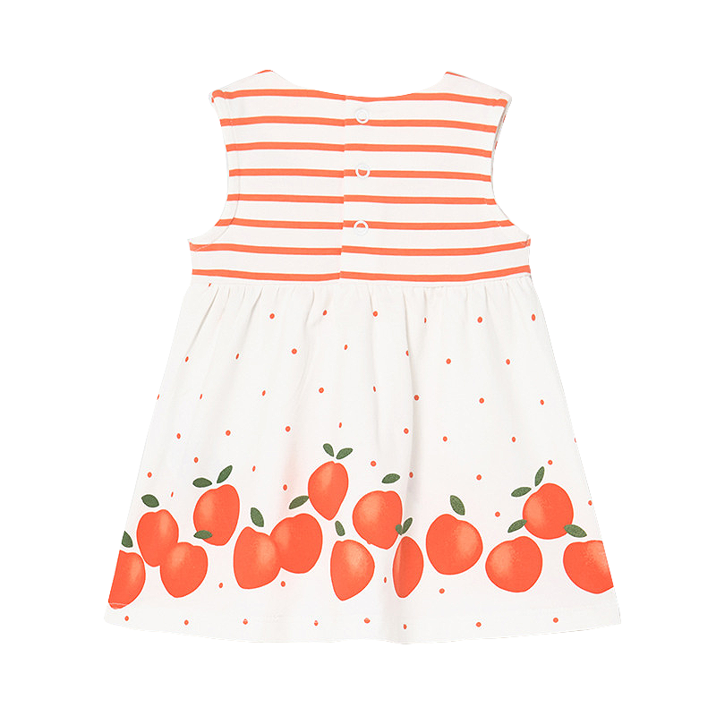 Rochie cu imprimeu - portocale - Mayoral, [2],bestfam.ro
