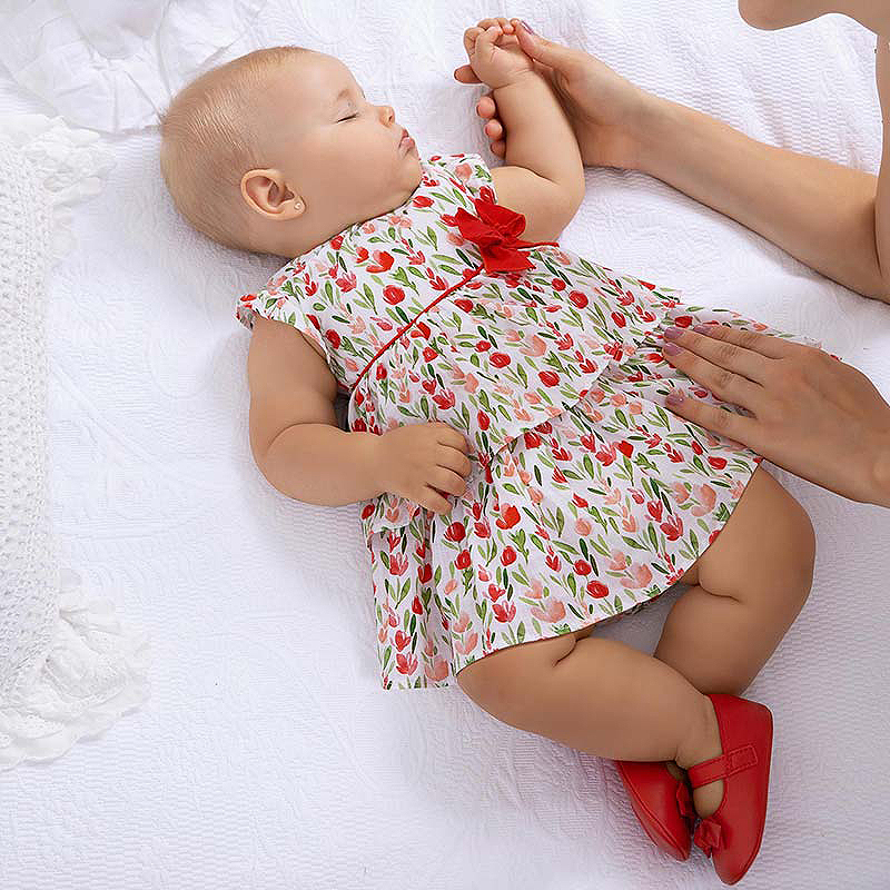 Rochie imprimeu - maci + chilotei - Mayoral 12 luni, [5],bestfam.ro