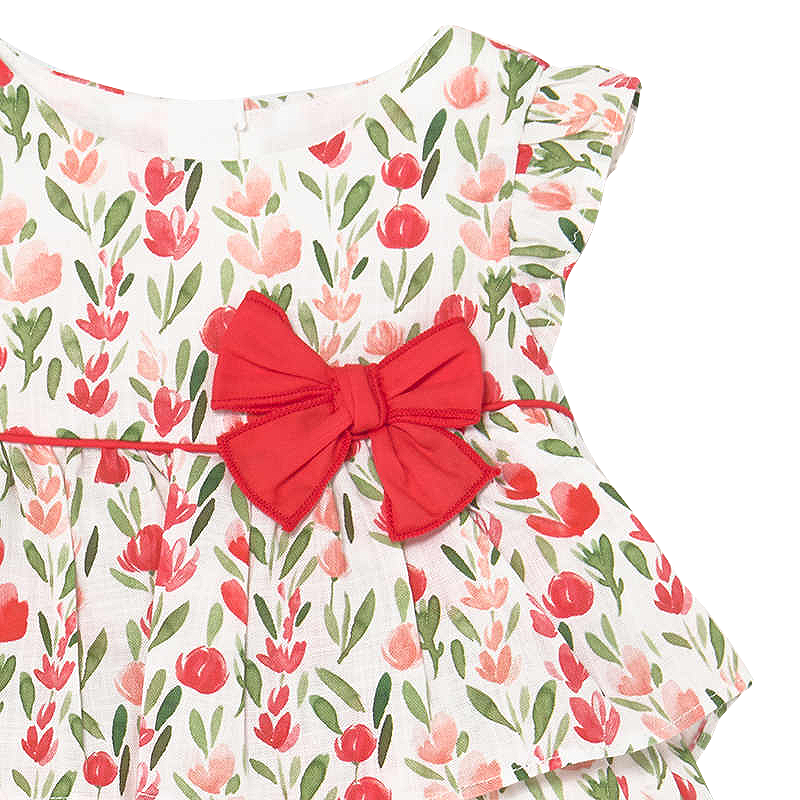 Rochie imprimeu - maci + chilotei - Mayoral 12 luni, [3],bestfam.ro