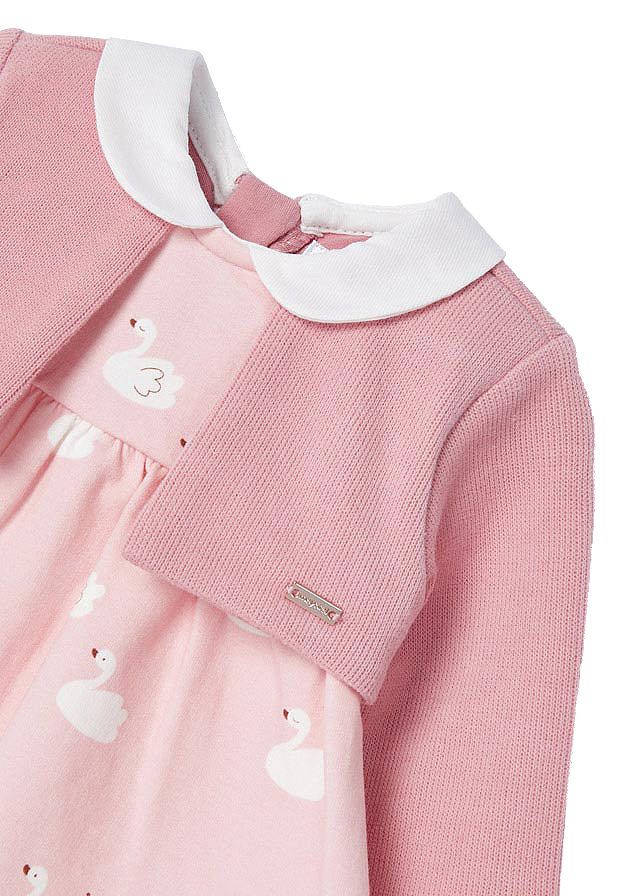Rochita cu bolero ECOFRIENDS - Lebede - Mayoral  18 luni, [3],bestfam.ro
