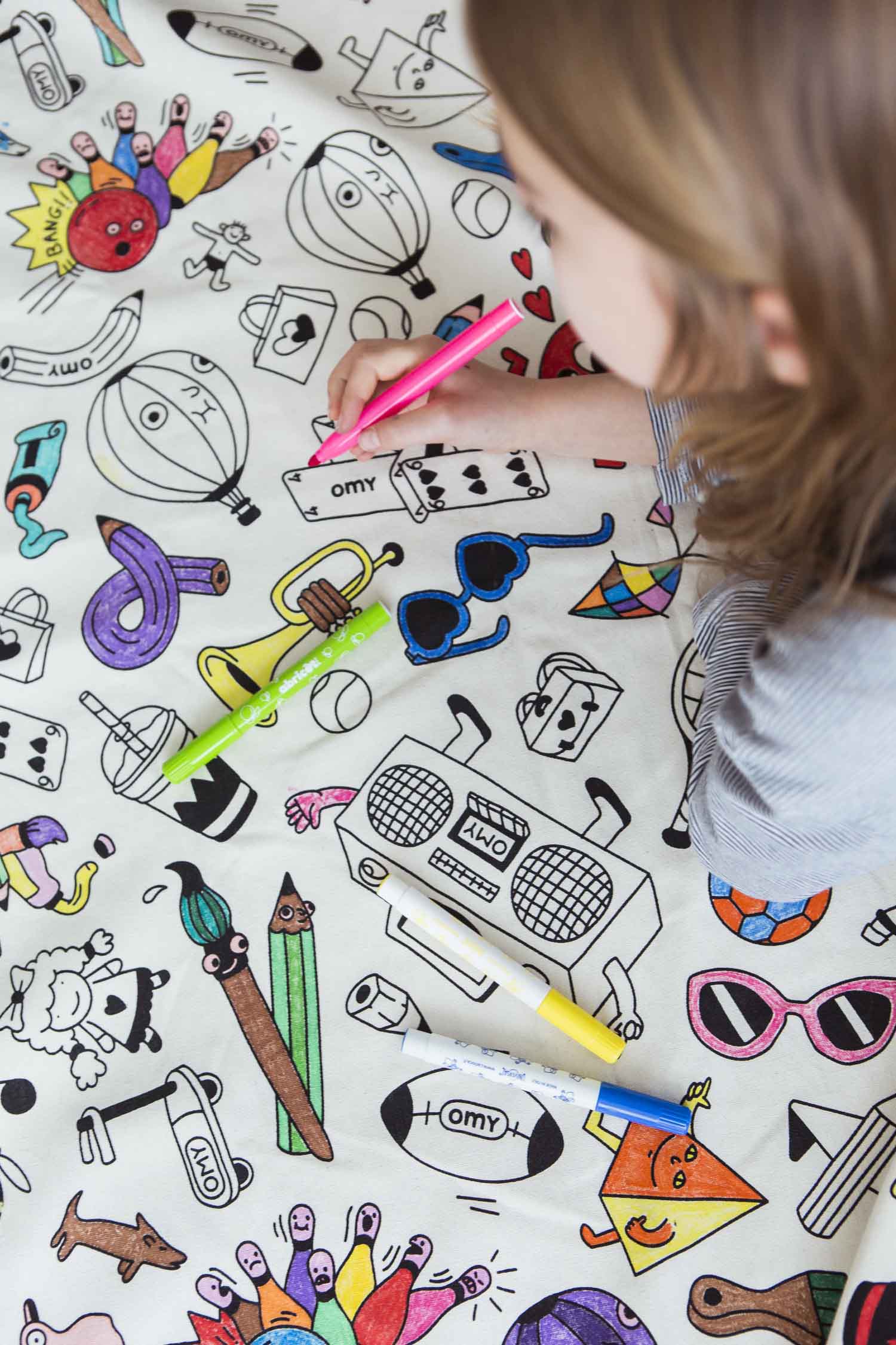 Sac depozitare jucarii "Color my bag", [8],bestfam.ro