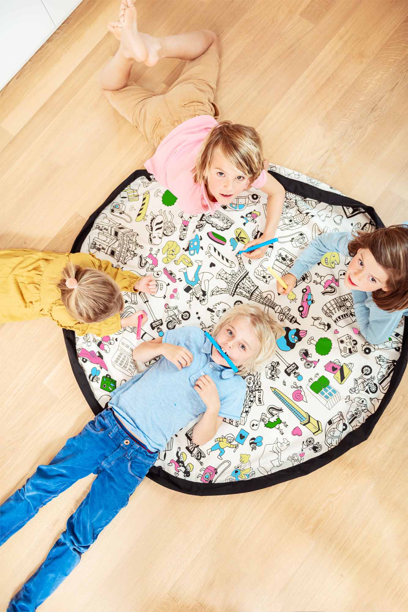 Sac depozitare jucarii "Color my bag", [11],bestfam.ro
