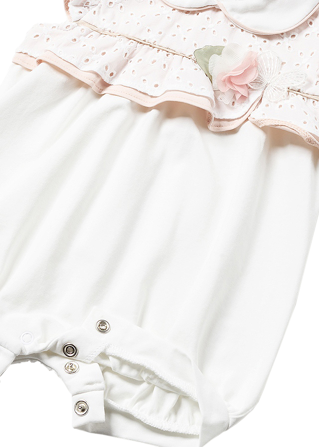 Salopeta broderie si guler Better Cotton - Mayoral  4-6 luni (70 cm), [2],bestfam.ro