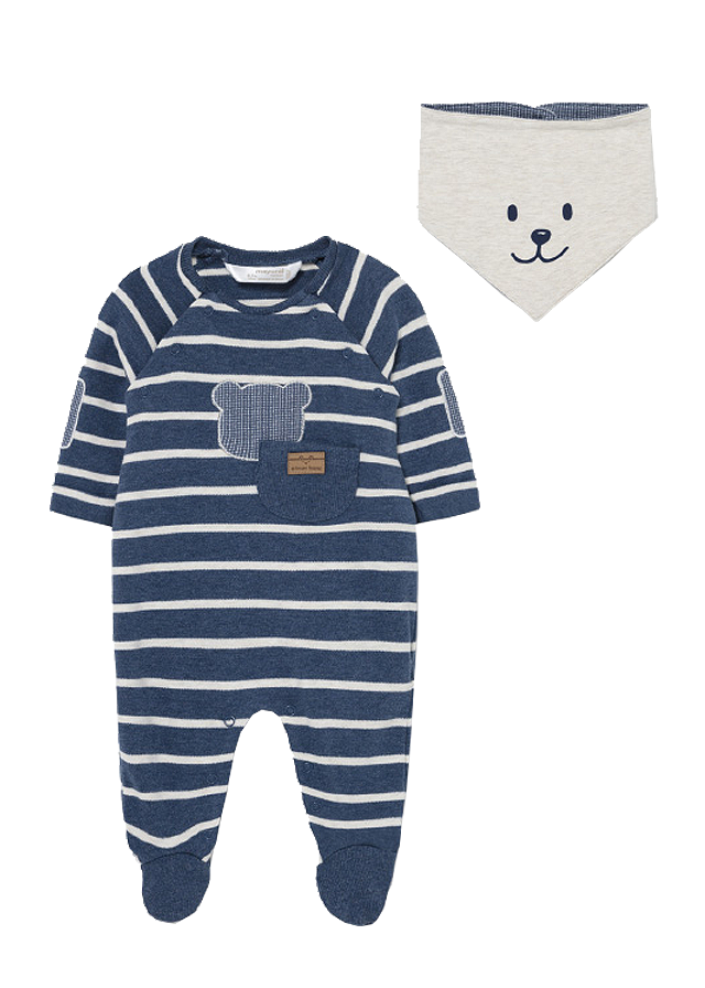 Salopeta (pijama) ECOFRIENDS + bavetica - Mayoral  