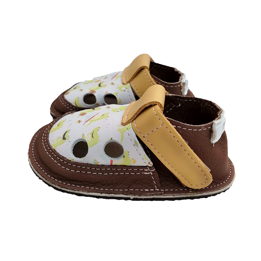Sandale - Crocodile - Maro - Cuddle Shoes