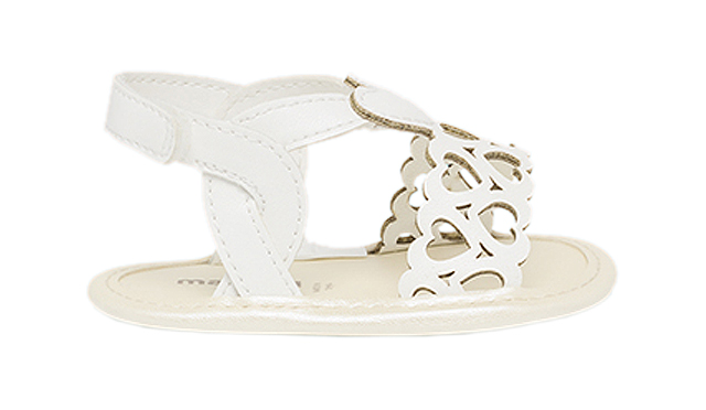 Sandale inimioare nou-nascut - Alb - Mayoral 19 (9-12 luni), [3],bestfam.ro