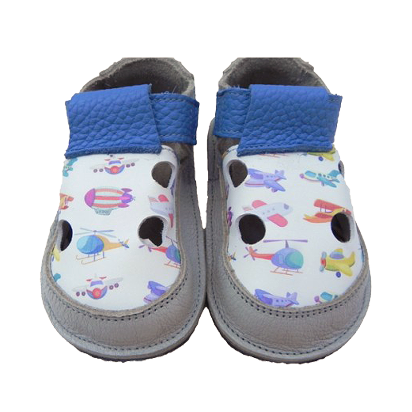 Sandale - Planes - Gri / Bleu - Cuddle Shoes