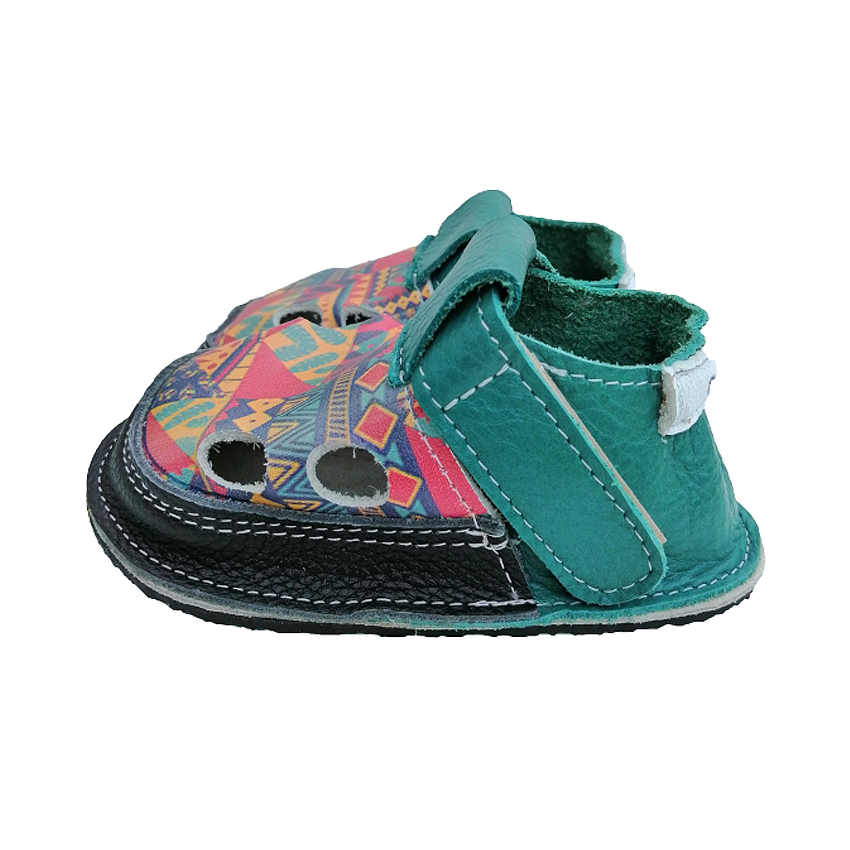 Sandale - Tribal - Verde - Cuddle Shoes 25