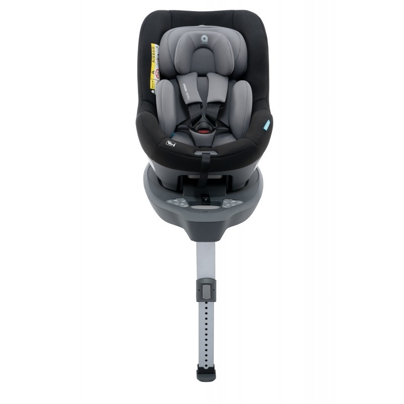 Scaun auto rotativ i-Size - Mettro Hub Dawn Grey, 40-105 cm - Apramo, [2],bestfam.ro