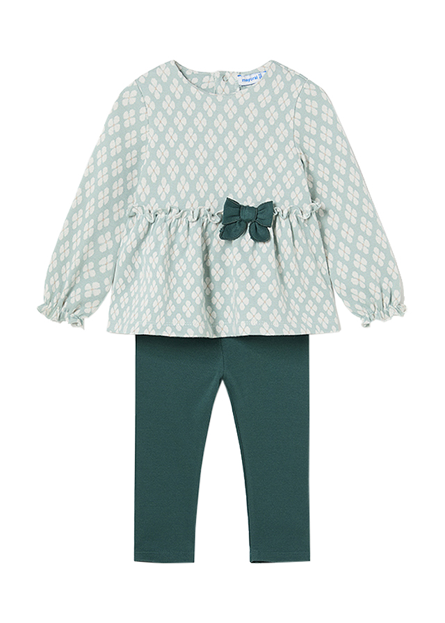 Set 2 piese - Bluza cu volane + Pantaloni - Mayoral   36 luni