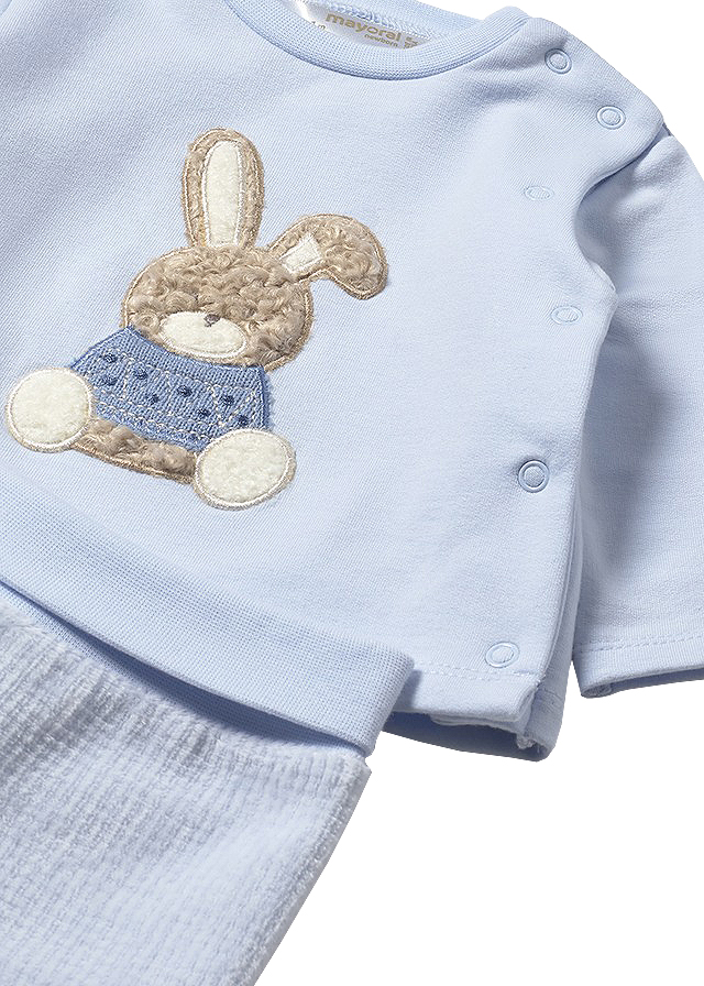 Set 2 piese - Bluza+pantaloni - bleu - Mayoral  12 luni, [3],bestfam.ro