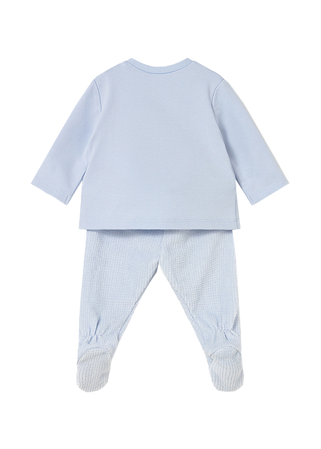 Set 2 piese - Bluza+pantaloni - bleu - Mayoral  4-6 luni, [2],bestfam.ro