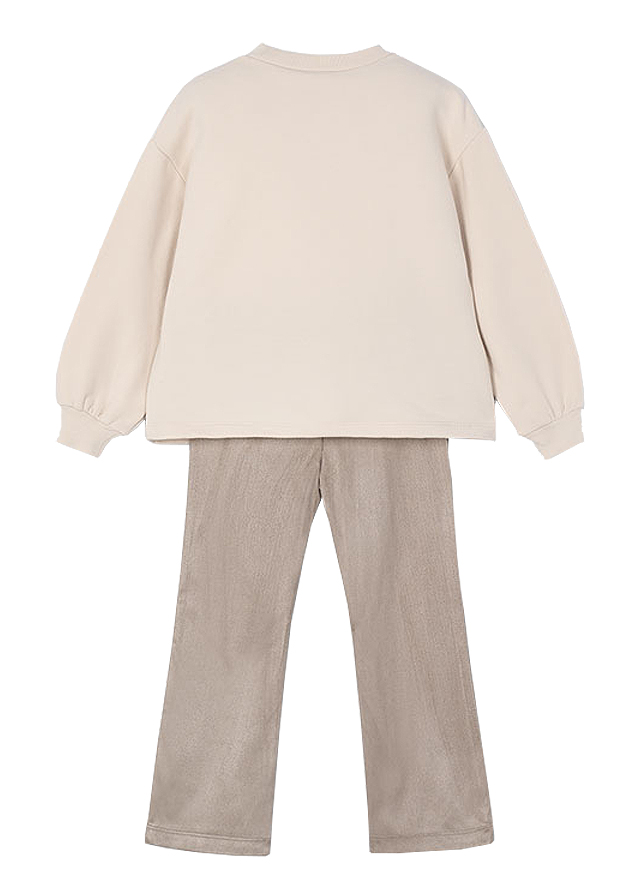 Set 2 piese - Colanti+bluza - broderie crem - Mayoral  10 ani, [5],bestfam.ro