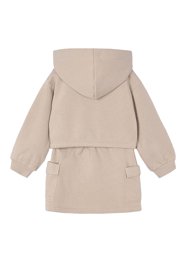 Set 2 piese - Fusta+hanorac Cargo - bej - Mayoral   8 ani, [4],bestfam.ro