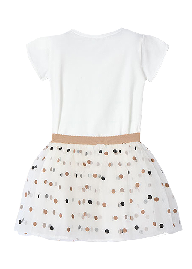 Set 2 piese - Fusta tul+tricou - catei - Mayoral   7 ani, [2],bestfam.ro