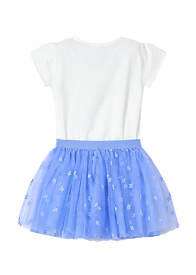 Set 2 piese - Fusta tul+tricou - flori - Mayoral    4 ani, [3],bestfam.ro