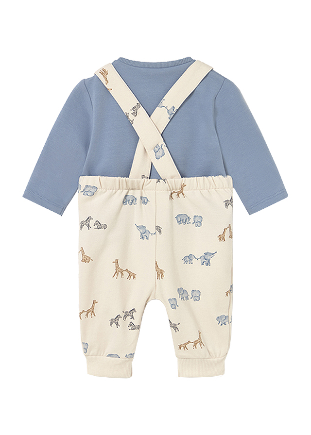 Set 2 piese - Salopeta cu bretele + bluza - Mayoral 6-9 luni, [4],bestfam.ro