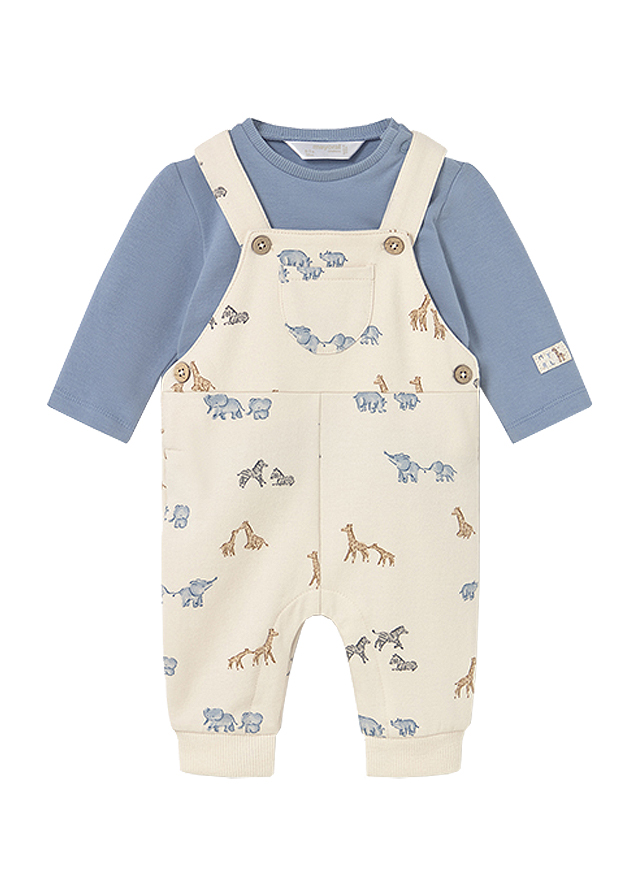 Set 2 piese - Salopeta cu bretele + bluza - Mayoral 18 luni, [3],bestfam.ro