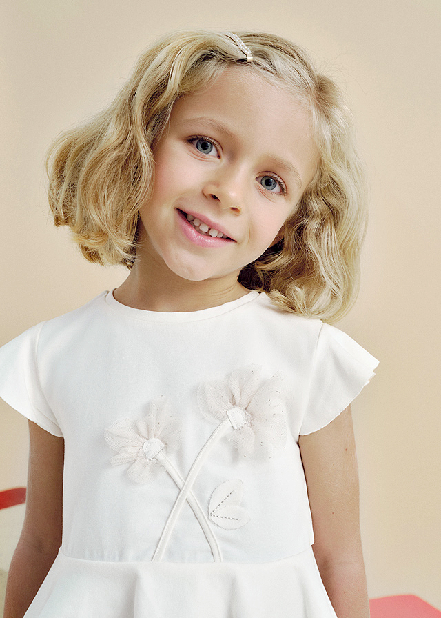 Set 2 piese - Tricou + colanti - Flori - Mayoral 6 ani, [2],bestfam.ro