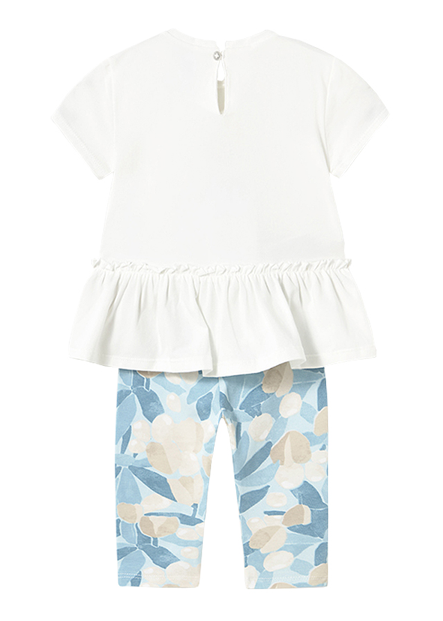 Set 2 piese - Tricou + Colanti - volane - Mayoral   3 ani, [2],bestfam.ro
