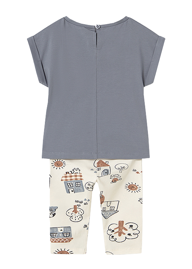 Set 2 piese - Tricou+colanti - pisica - Mayoral  4 ani, [2],bestfam.ro