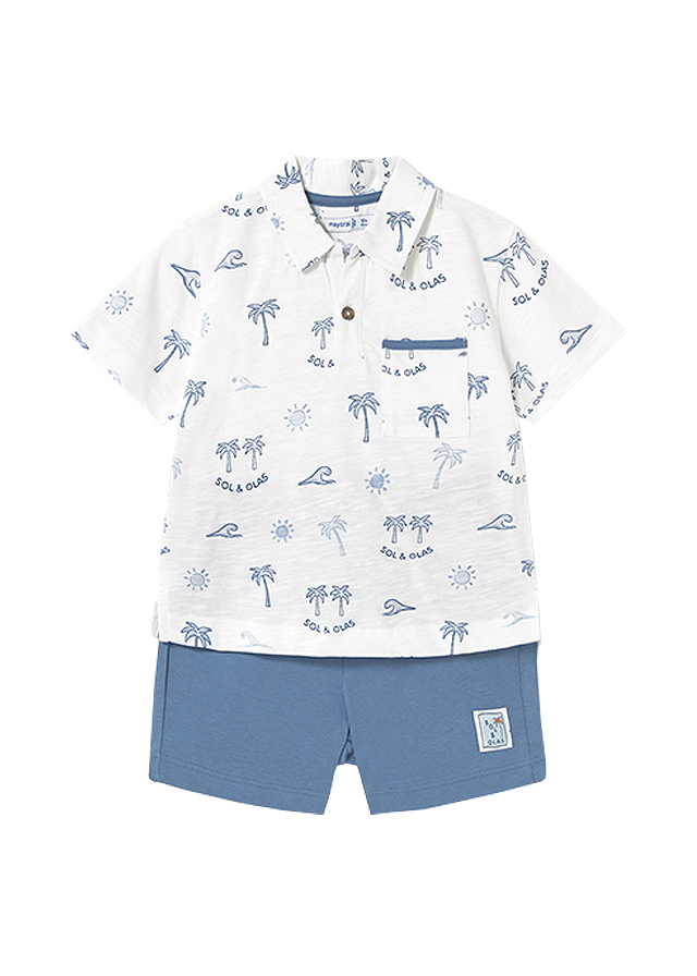 Set 2 piese - Tricou polo + Bermude - Mayoral   18 luni