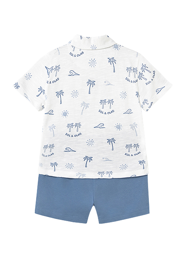 Set 2 piese - Tricou polo + Bermude - Mayoral   2 ani, [2],bestfam.ro