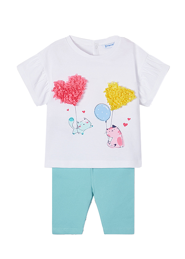 Set 2 piese ECOFRIENDS, bluza+pantaloni - Mayoral 18 luni