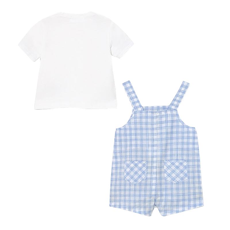 Set 2 piese - Salopeta si tricou - Mayoral 4-6 luni, [2],bestfam.ro
