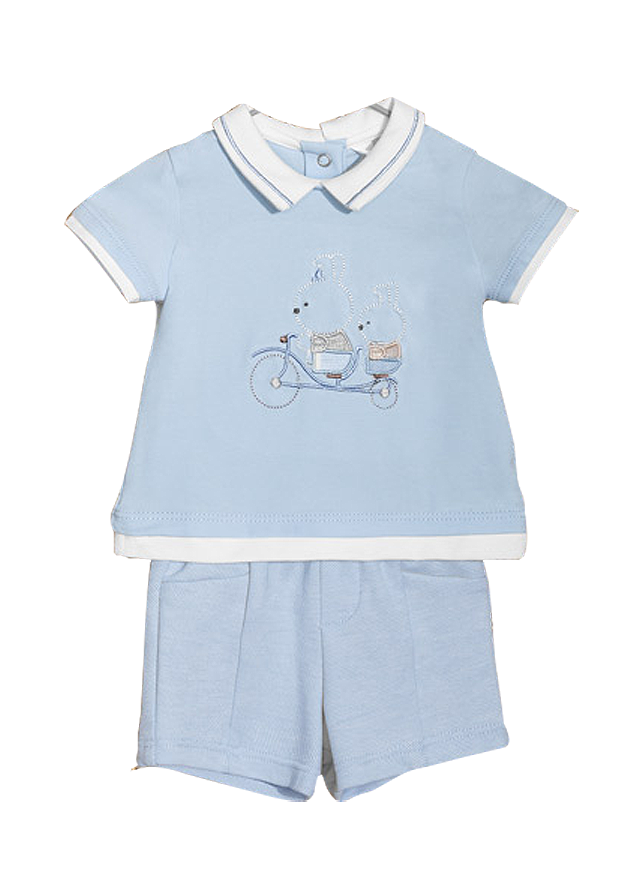 Set 2 piese - Tricou + pantaloni scurti - Mayoral 6-9 luni