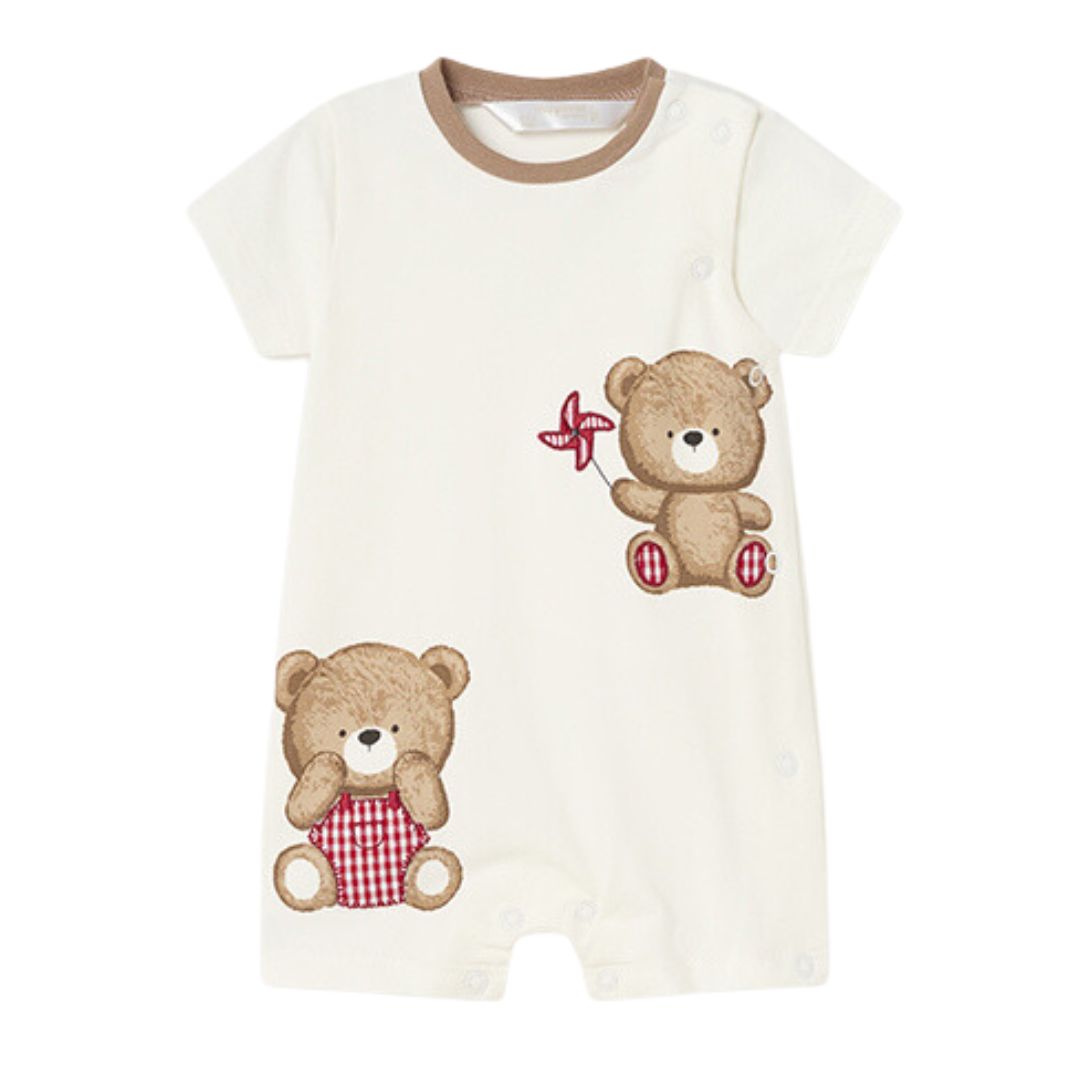 Set 2 salopete din bumbac sustenabil Ursi - Mayoral, [3],bestfam.ro