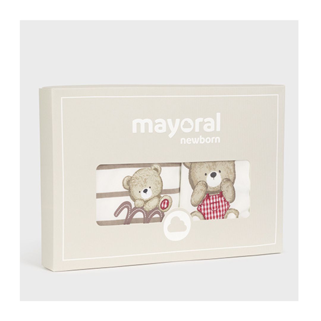Set 2 salopete din bumbac sustenabil Ursi - Mayoral 4-6 luni, [6],bestfam.ro