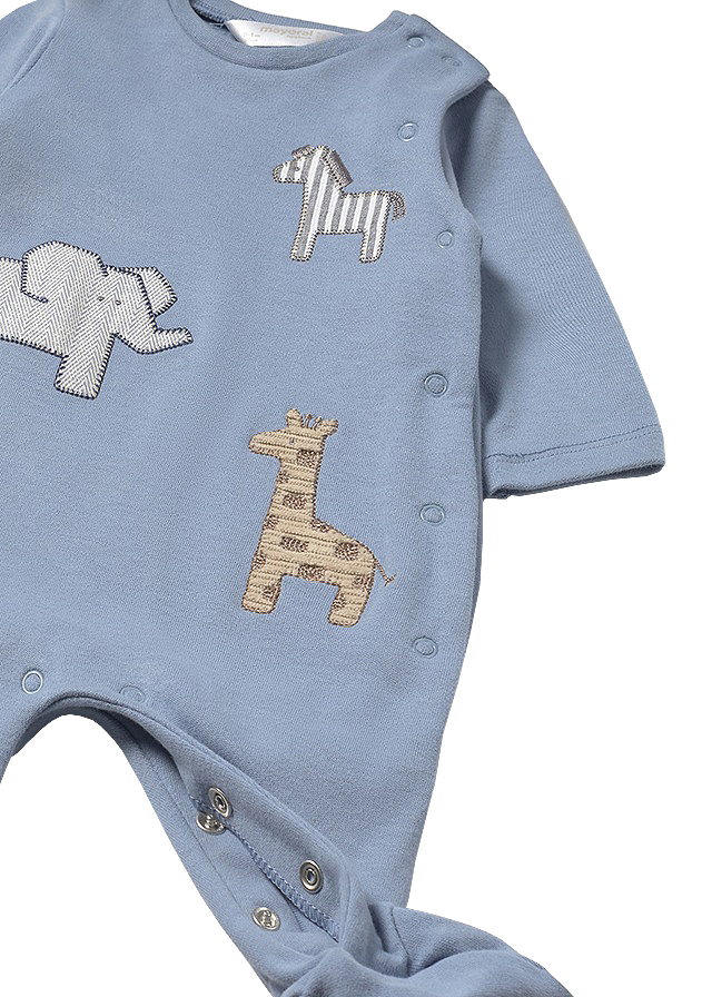 Set 2 salopete (pijamale) - bej/albastru - Mayoral , [4],bestfam.ro