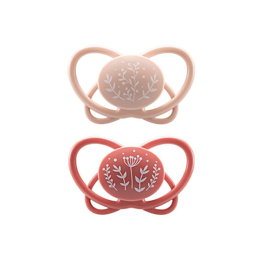 Set 2 Suzete MyButterfly din silicon, forma anatomica, simetrica, tetina ortodontica flexibila, cu cutie de transport si sterilizare, 16 - 32 luni, nip first moments 31612, [5],bestfam.ro