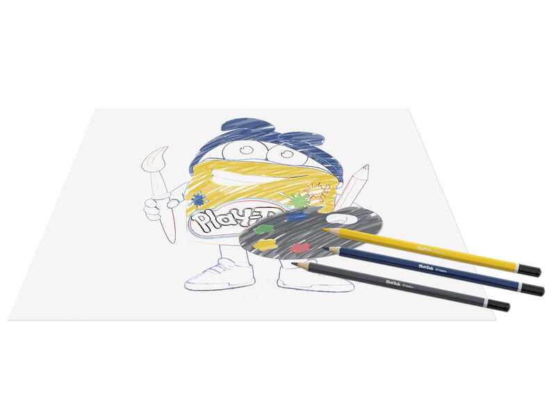 Set 24 creioane colorate in cutie metalica, [4],bestfam.ro