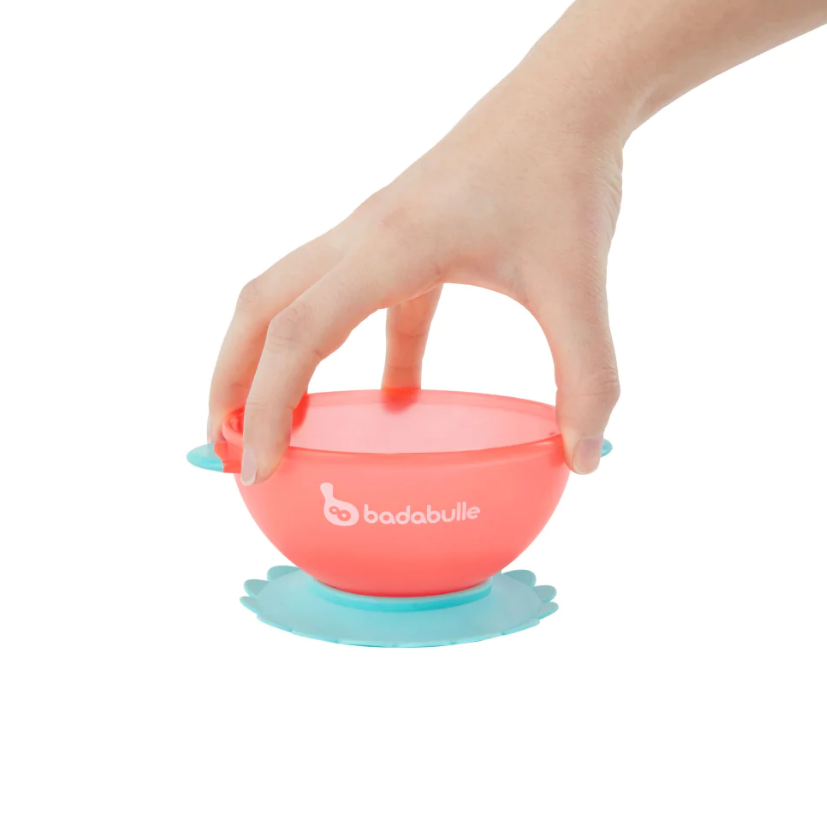 Set 3 boluri colorate pentru mancare, cu suport inclus, [3],bestfam.ro