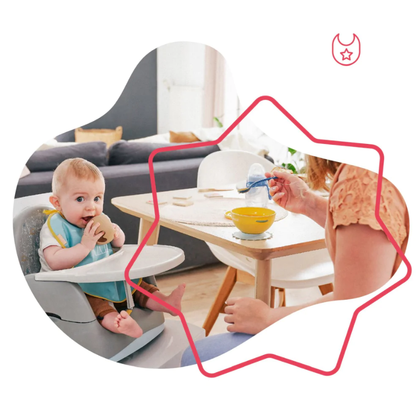 Set 3 boluri colorate pentru mancare, cu suport inclus, [8],bestfam.ro