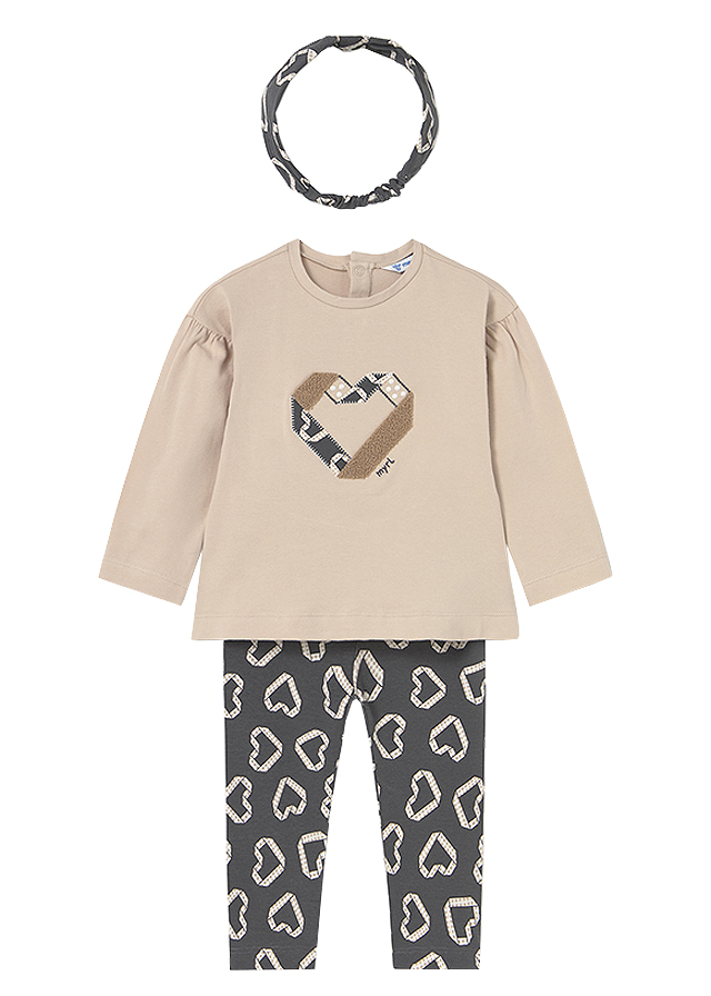 Set 3 piese - Bluza+colanti+bentita - Mayoral 