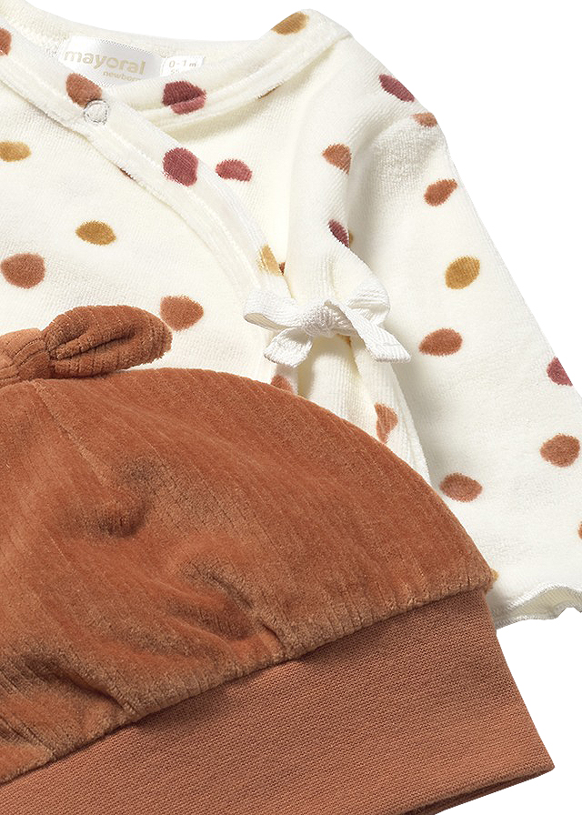 Set 3 piese - Bluza+pantaloni+caciulita - Mayoral 1-2 luni, [3],bestfam.ro