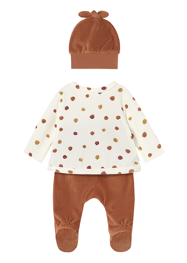 Set 3 piese - Bluza+pantaloni+caciulita - Mayoral 2-4 luni, [2],bestfam.ro