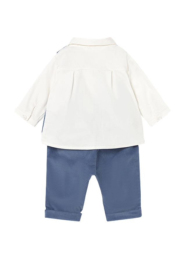 Set 3 piese - camasa + pantaloni + papion - Mayora 4-6 luni, [2],bestfam.ro
