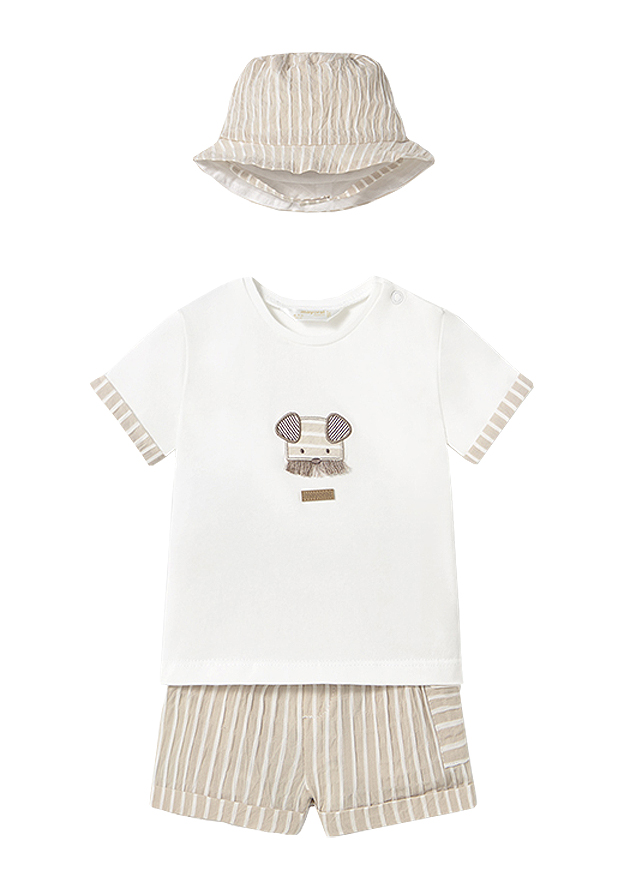 Set 3 piese - Compleu cu palarie  - Mayoral 12 luni