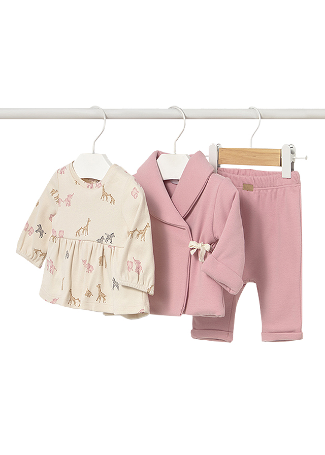 Set 3 piese - Palton+bluza+pantaloni - Mayoral  12 luni, [2],bestfam.ro