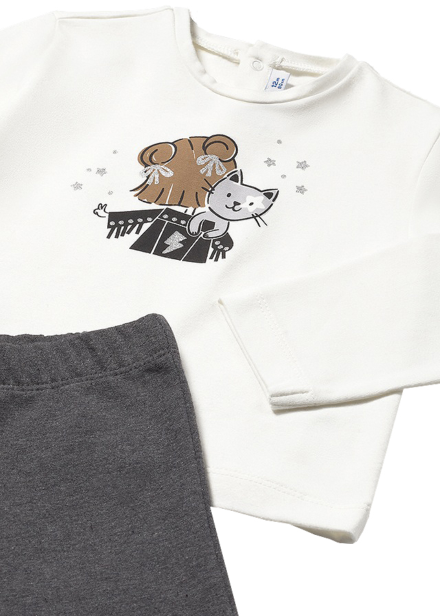 Set 3 piese - Trening - Stelute - Mayoral  4 ani, [4],bestfam.ro