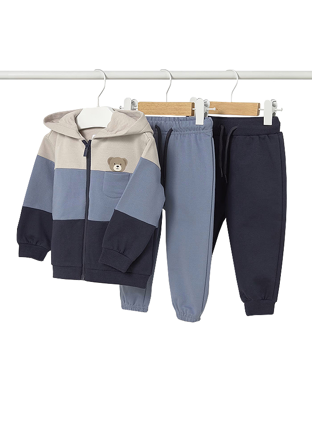 Set 3 piese - Trening - tricolor - Mayoral 9 luni